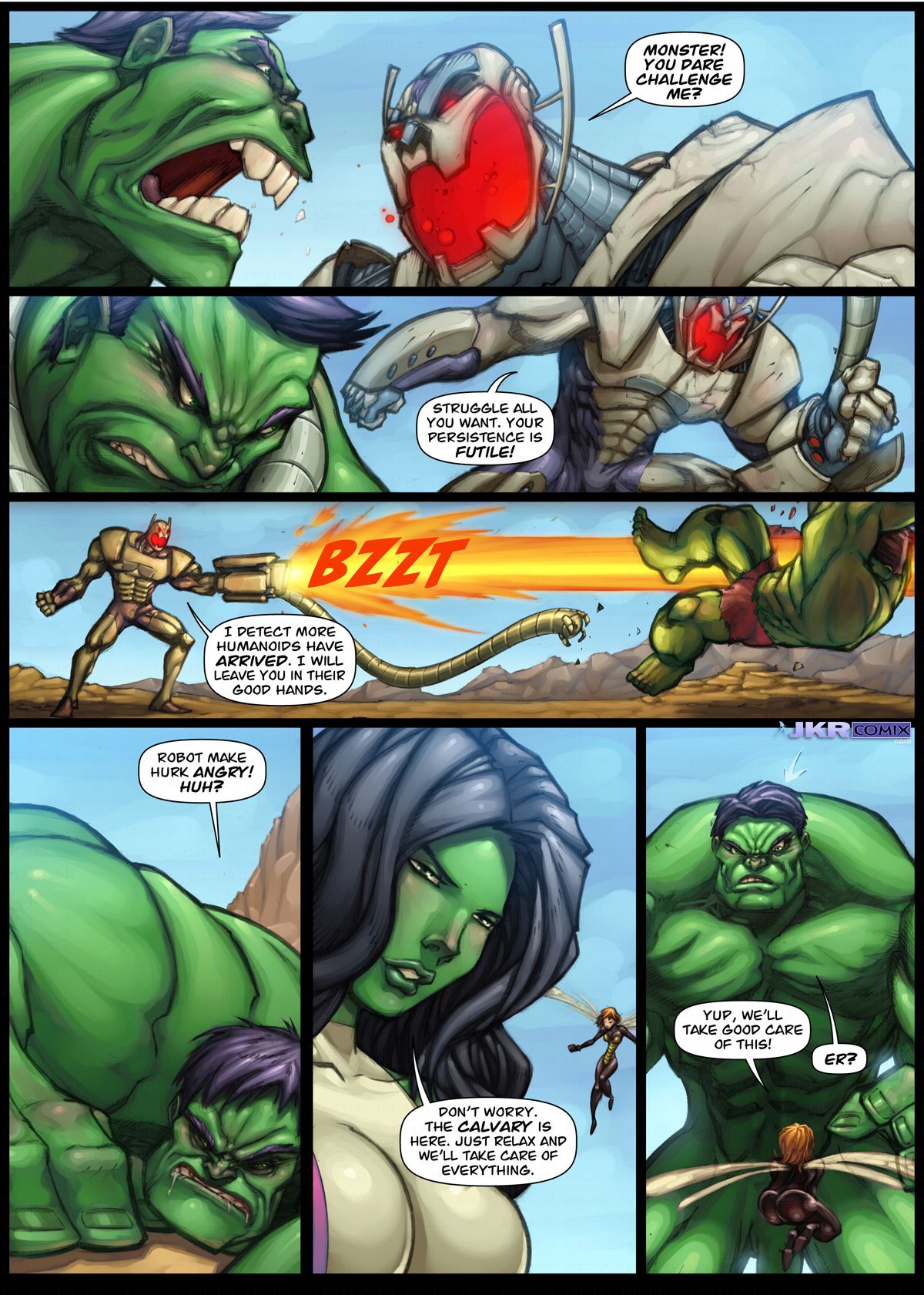 Free Comix Assvengers By Jkr Comix Freecomix