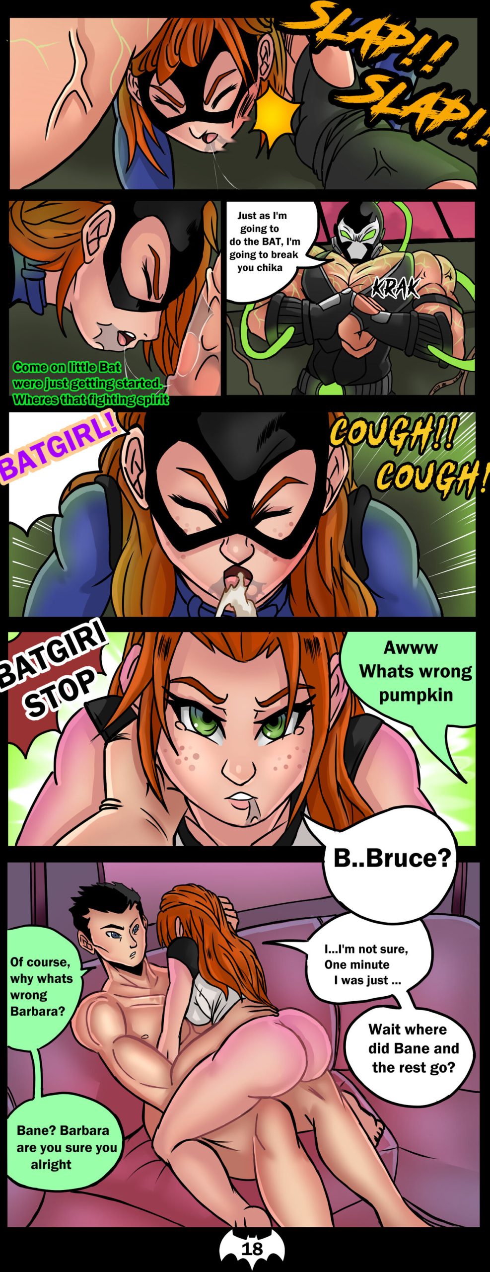 Batgirl Hentai Mad For Bats By Darkfang Freecomix