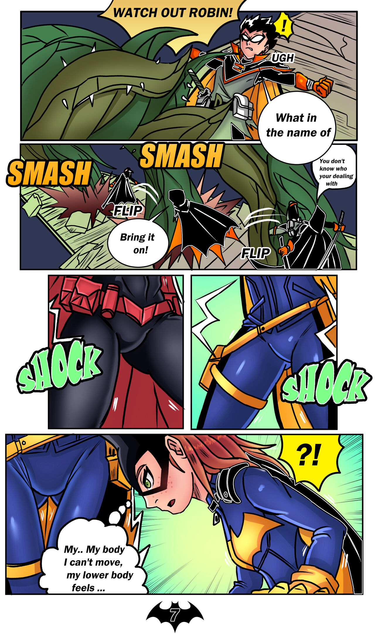 Batgirl Hentai 2 Mad For Bats By Darkfang100 FreeComix