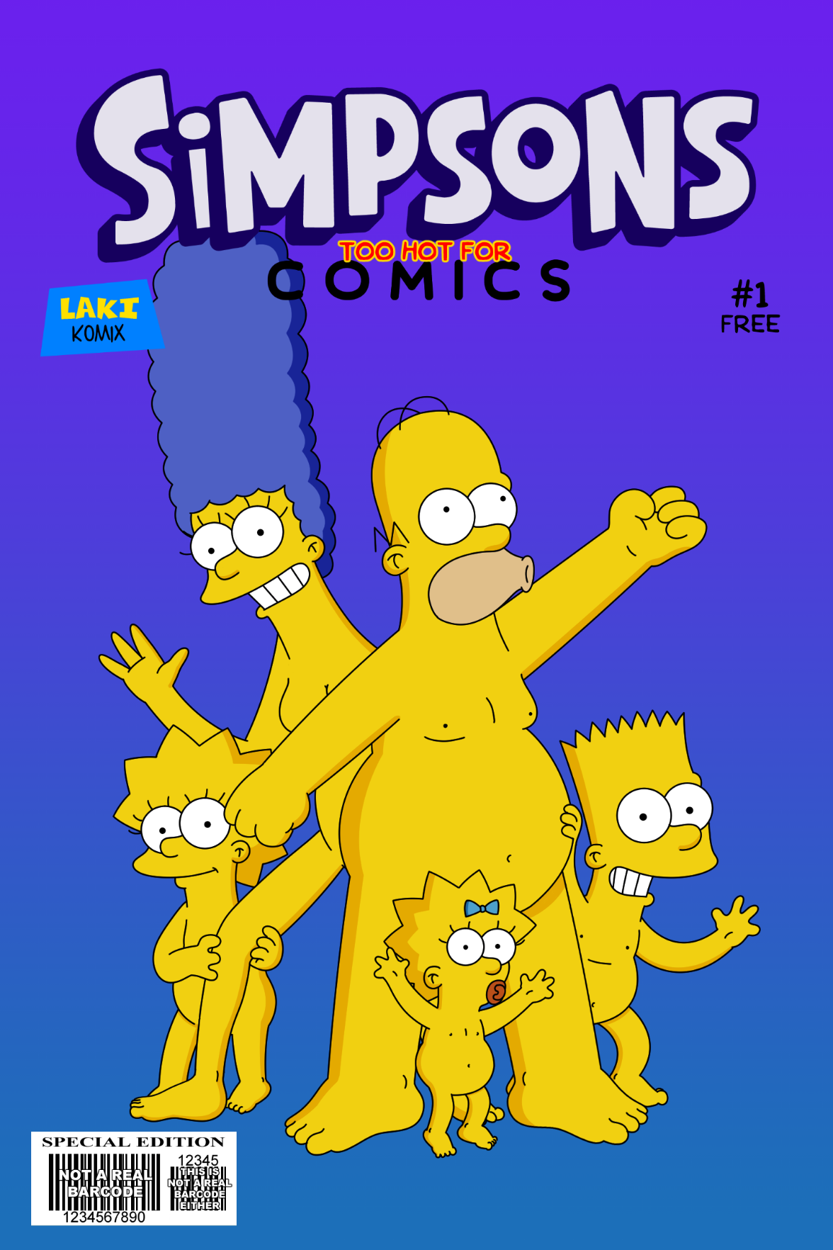 Too Hot For Comics (The Simpsons) - FreeComics | Unleashing the Hilarious  World of Comics