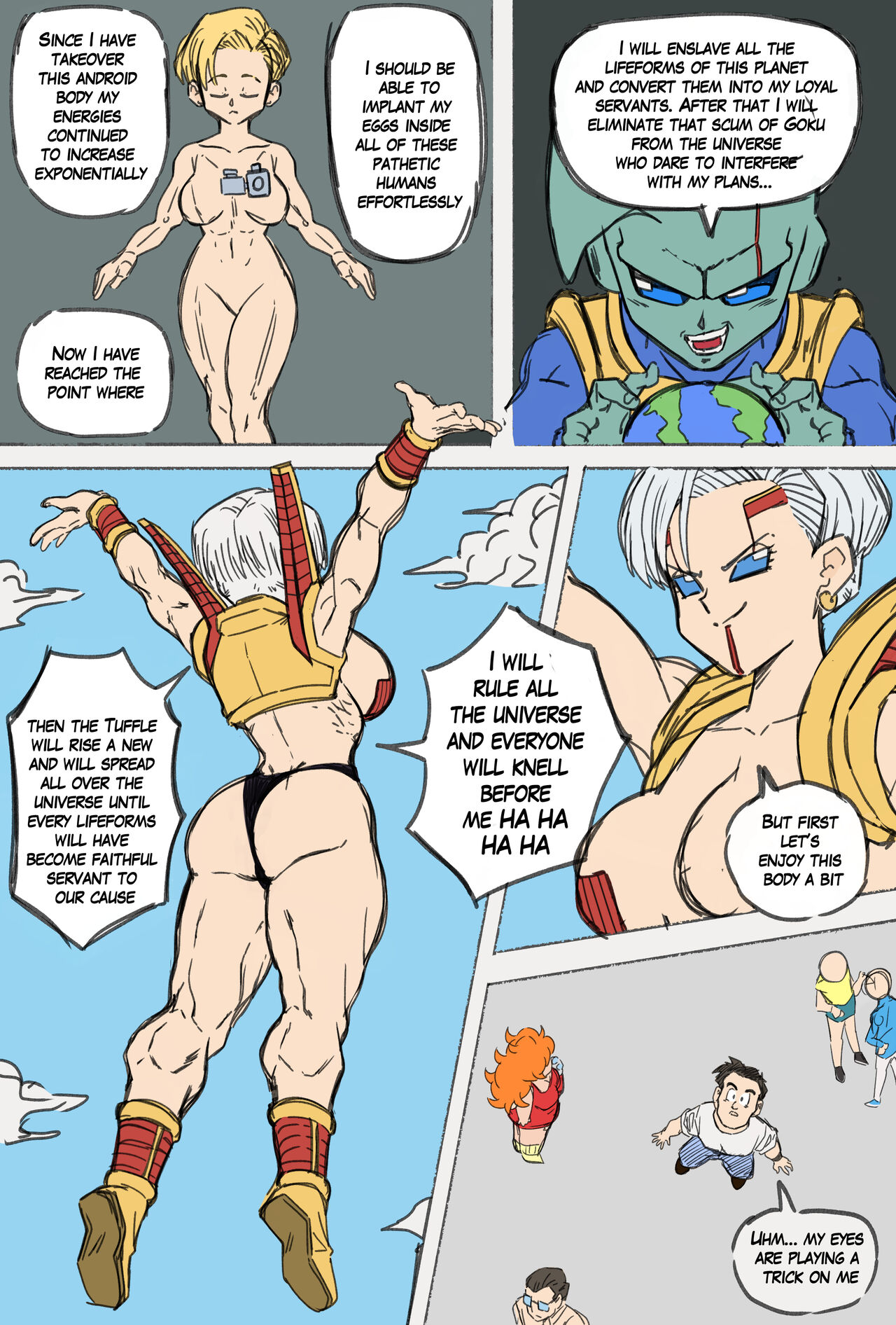 Earth Tuffleization Plan in Dragon Ball GT - FreeComics