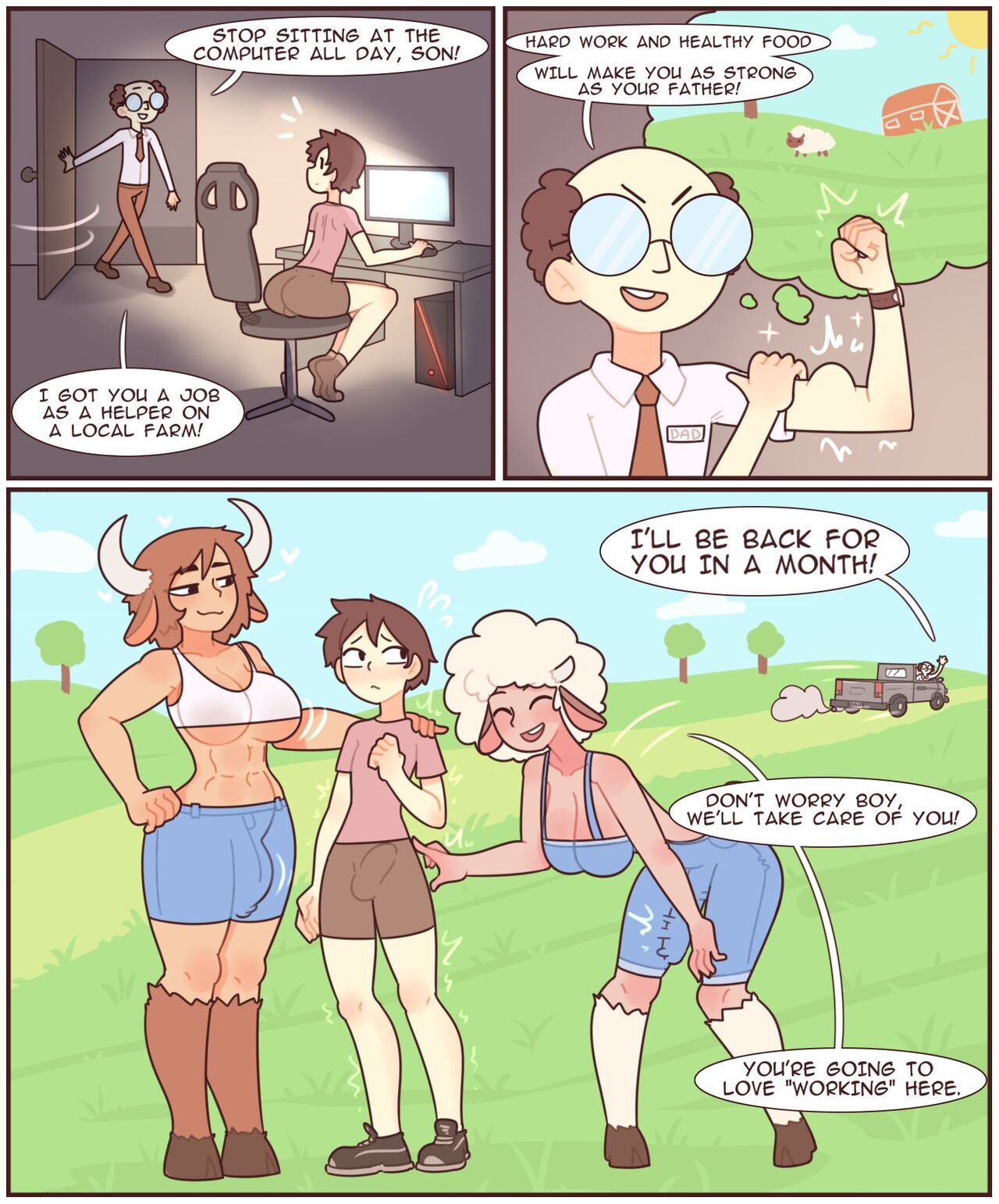 Discover Futa Farm: An Exciting FreeComics Series by Red7Cat