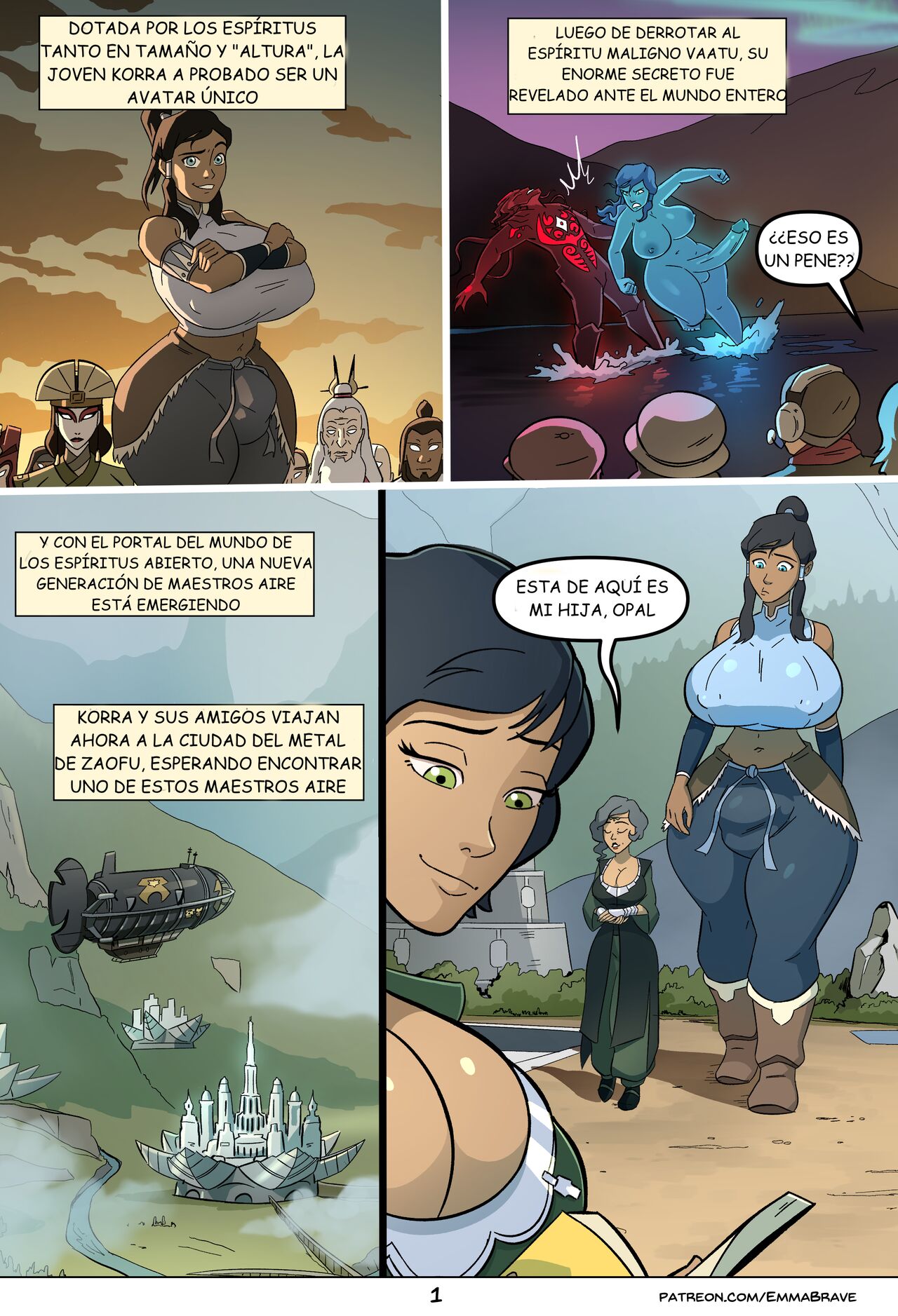 Korra: Book Three (The Legend of Korra) - FreeComics [EmmaBrave]