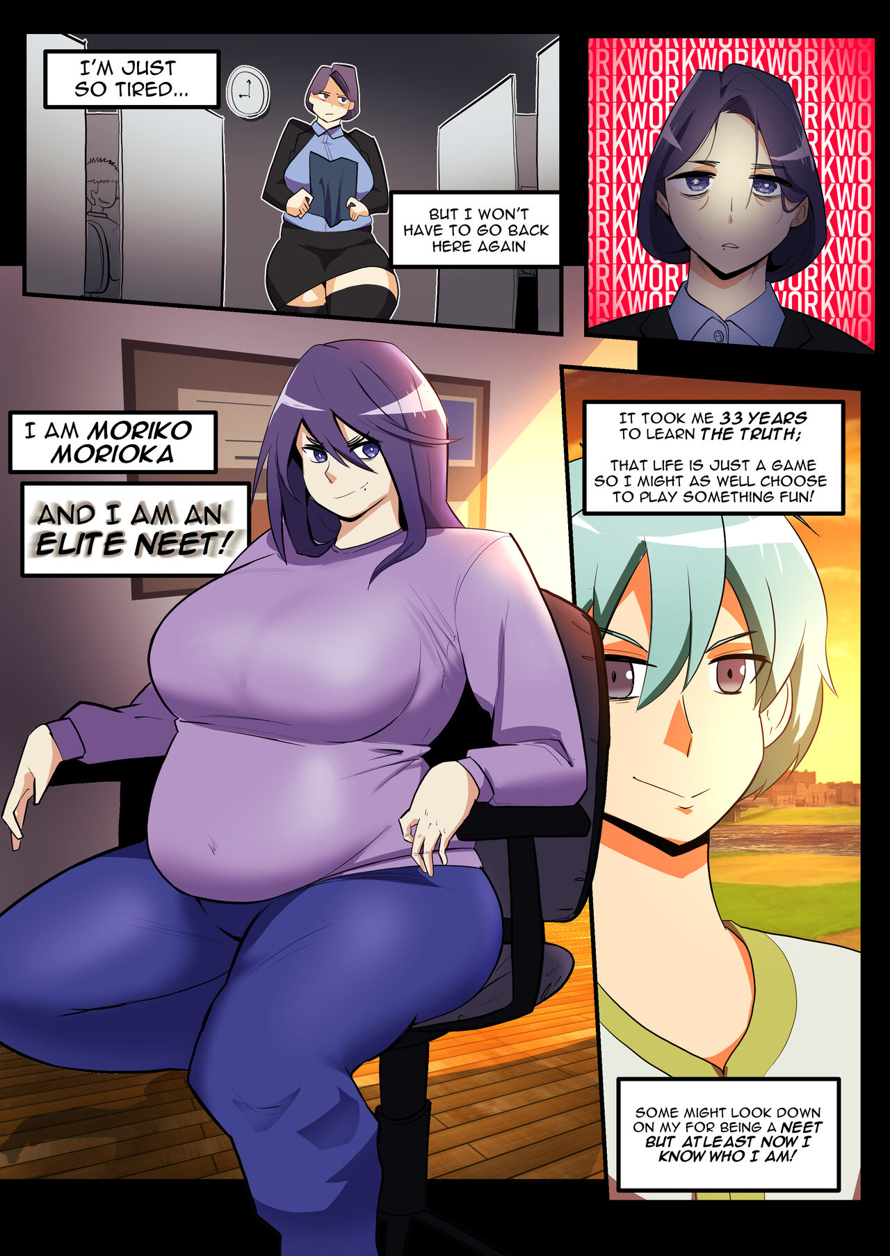 Explore the MMO Junkie WeightGain Saga with DrBlackJack and DebuIsCool -  FreeComics