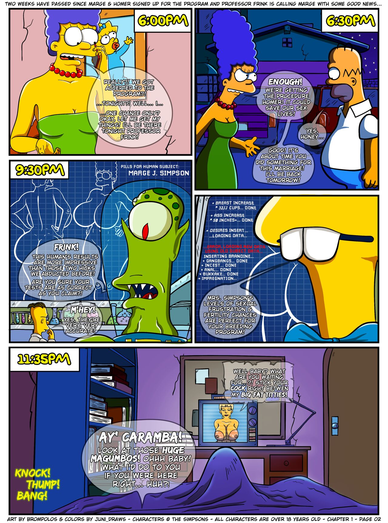 Explore the Epic Brompolos Adventure in The Simpsons Huge Tits Incest  Chapter 1-2 - FreeComics!