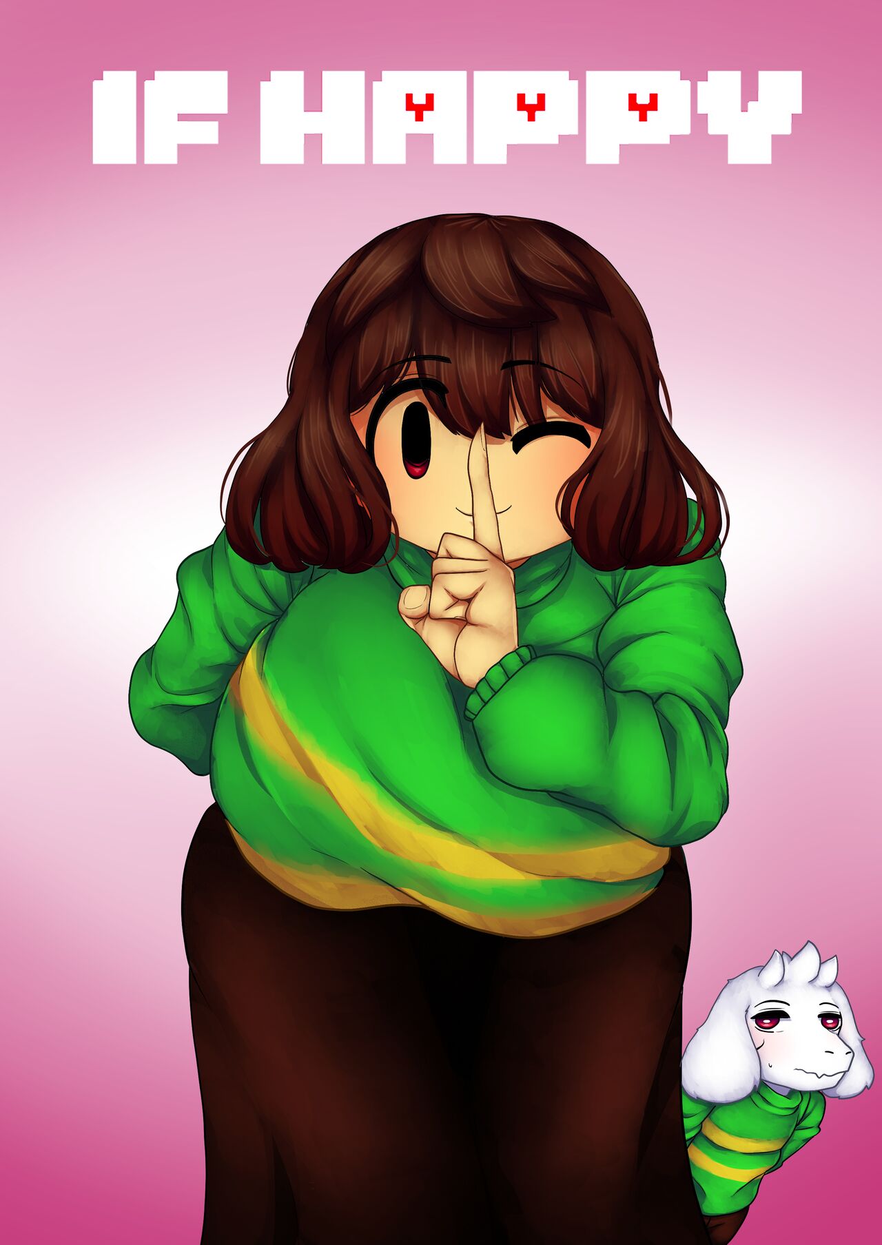 IF Happy - Undertale Original & Remake by Whitewo1f - FreeComics