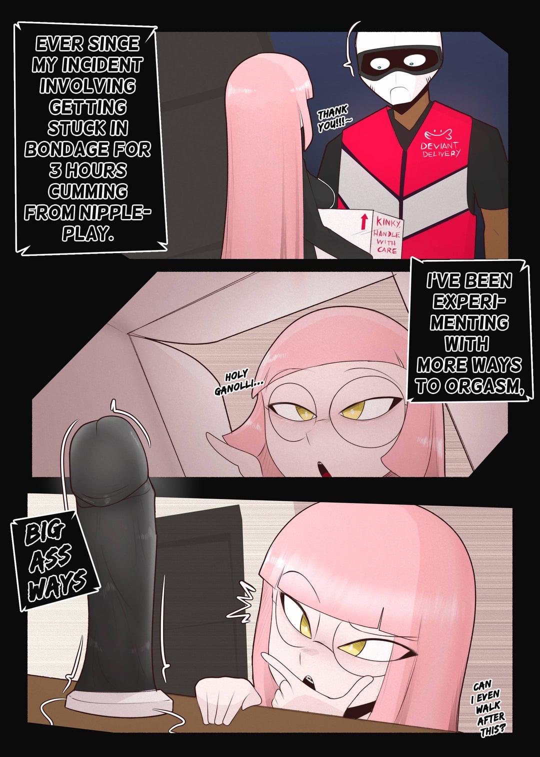 Nerd gets a little too kinky and regrets it [ElsiMain] - FreeComics