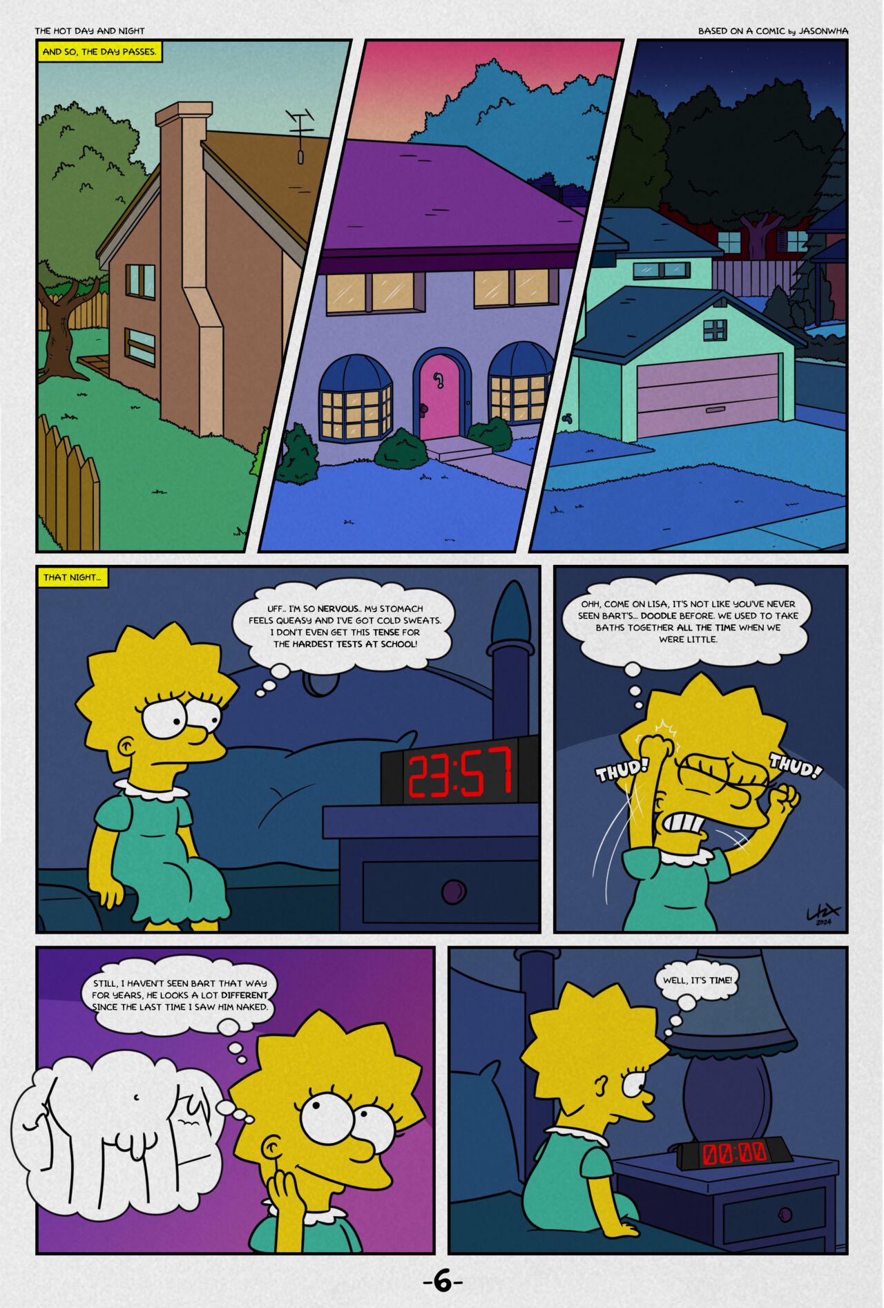 Bart And Lisa Simpson Porn Comic - The Hot Day and Night - The Simpsons Comic | FreeComics