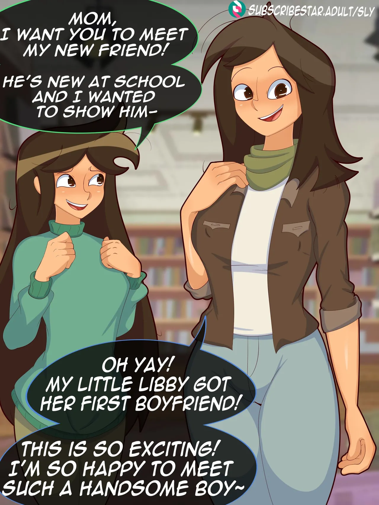 Libby and her ghostly confidante