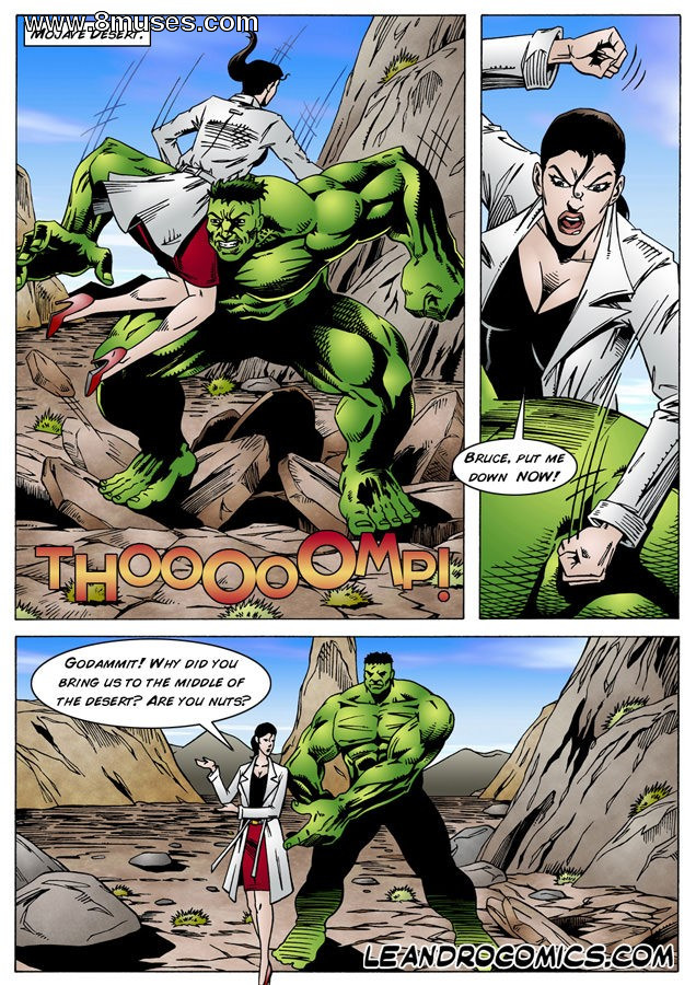 Hulk Massive Cock Cartoons - Hulk Fucking Betty- LeandroComics - FreeAdultComix