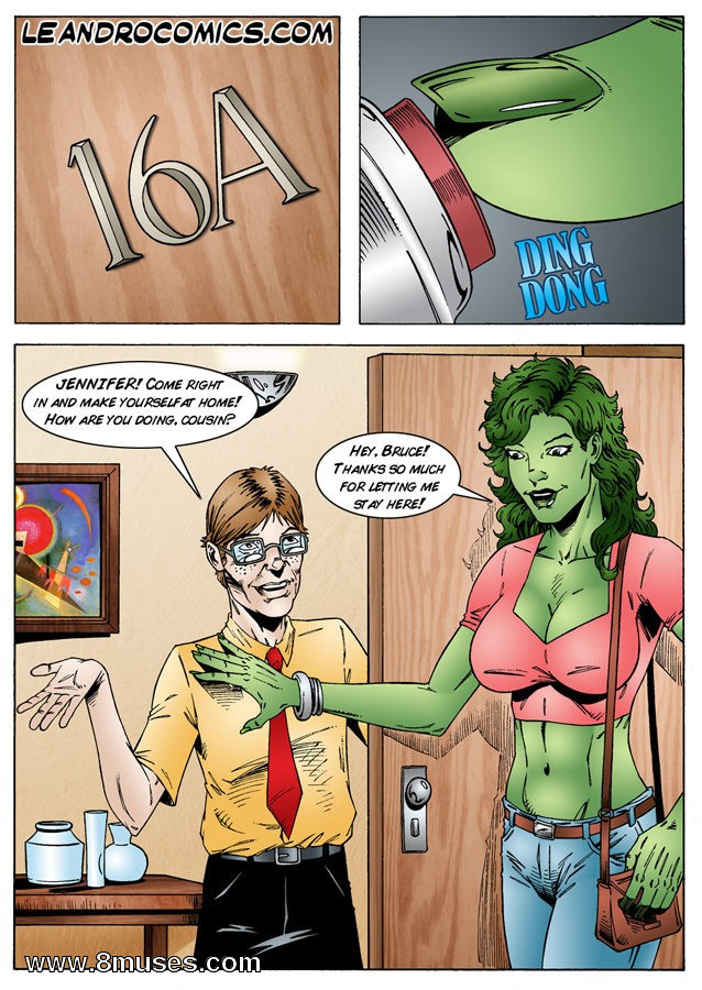 Hulk Fucking Jennifer- LeandroComics - FreeAdultComix