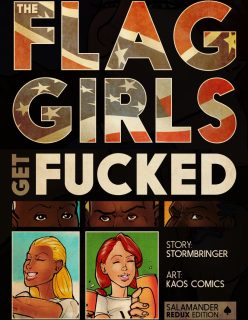 Flag Girls Get Fucked- Kaos Comics