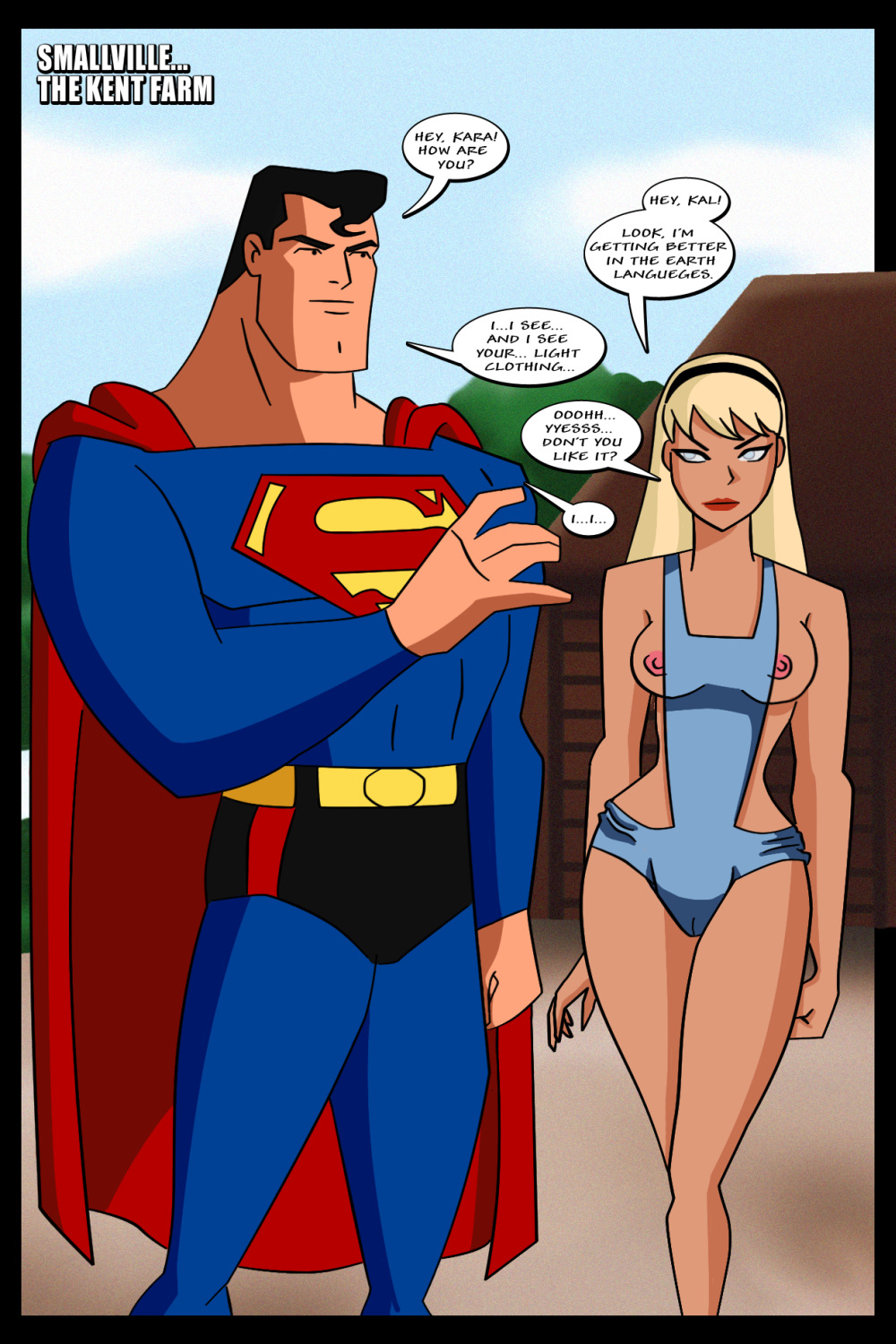 1000px x 1500px - Supergirl Adventures 2 - Horny Little Girl (Superman) - FreeAdultComix