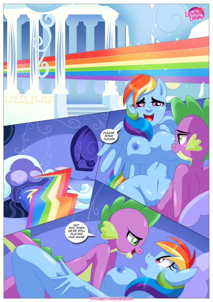 724px x 1024px - Rainbow Dash's game of Extreme PDA Complete! -Palcomix ...