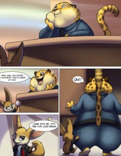 Clawhauser’s Lunch Break (Zootopia)