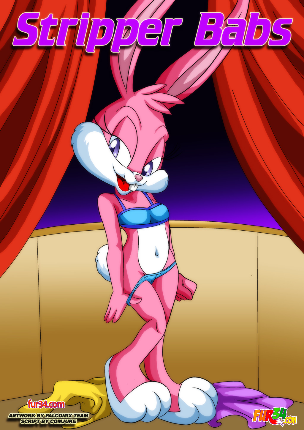 Tiny Tunes Lesbian - Palcomix - Stripper Babs [Update] -Tiny Toons - FreeAdultComix