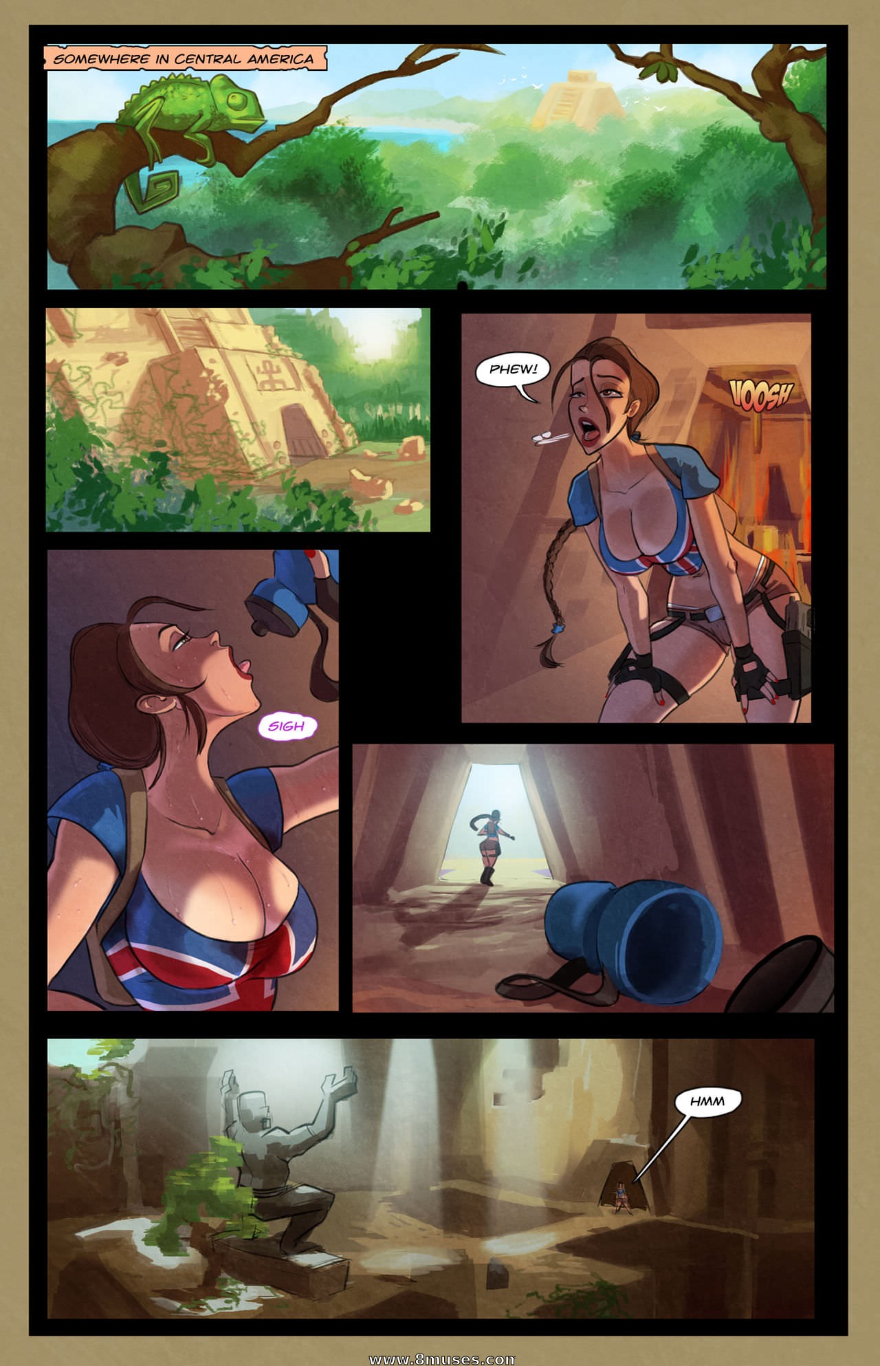 Lara Croft and the Guardian of Pleasure [The Dirty Monkey] - FreeAdultComix