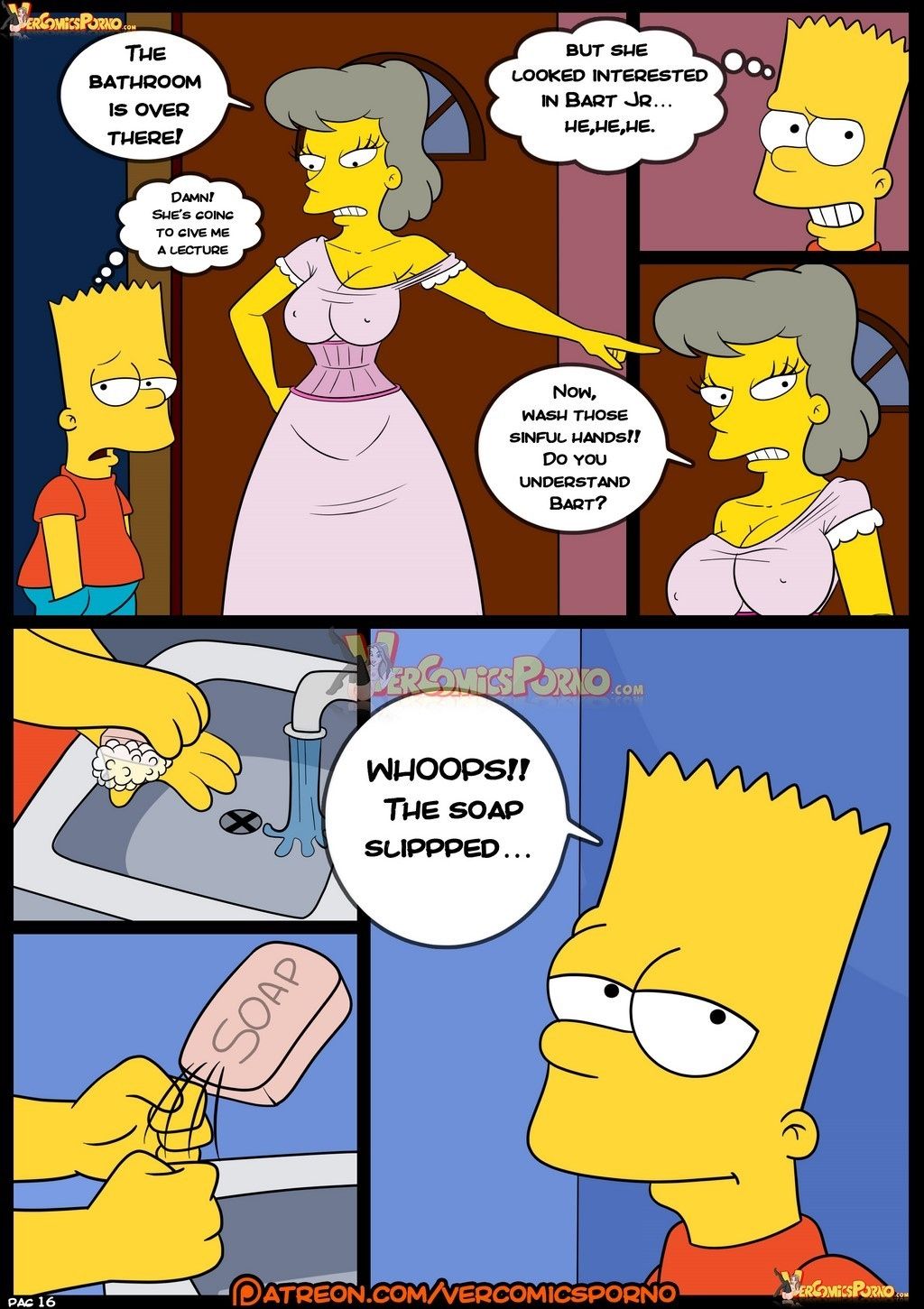 1024px x 1451px - The Simpsons - Old Habit 8 [Croc] - FreeAdultComix