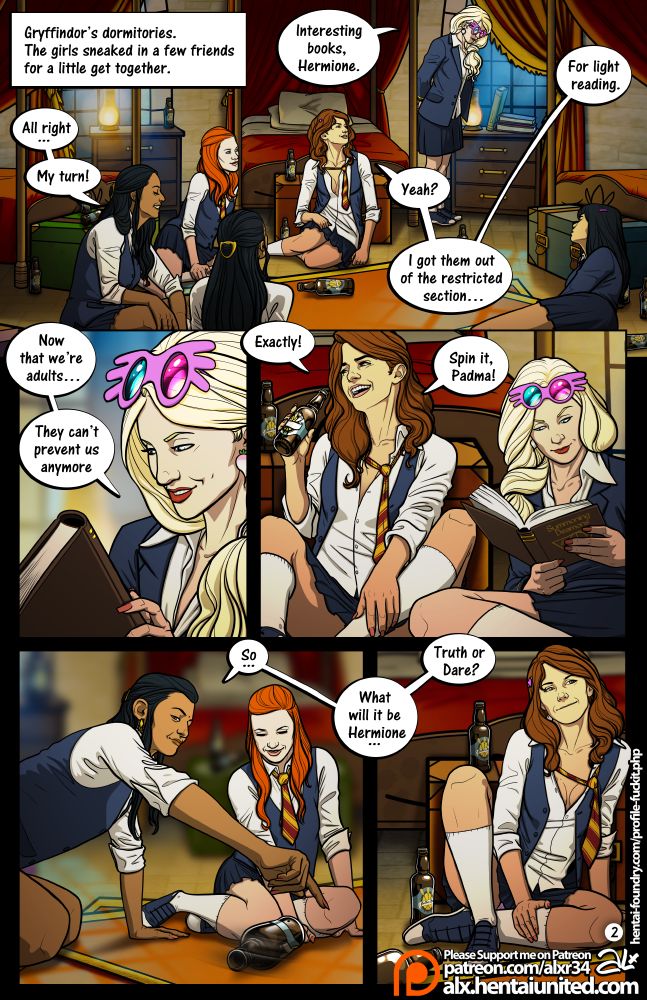 647px x 1000px - Harry Potter - Meanwhile in Hogwarts: Truth or Dare (alx) - FreeAdultComix