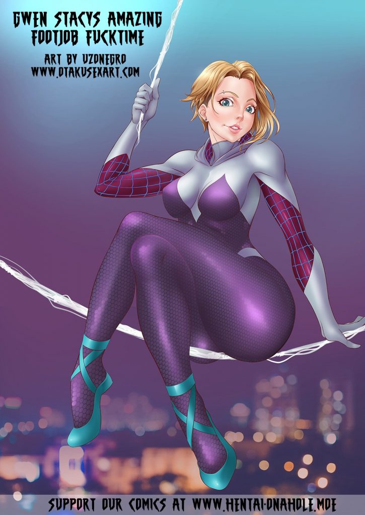 Gwen Stacys Amazing Footjob Fucktime Spider Man Into The Spider Verse Uzonegro Freeadultcomix