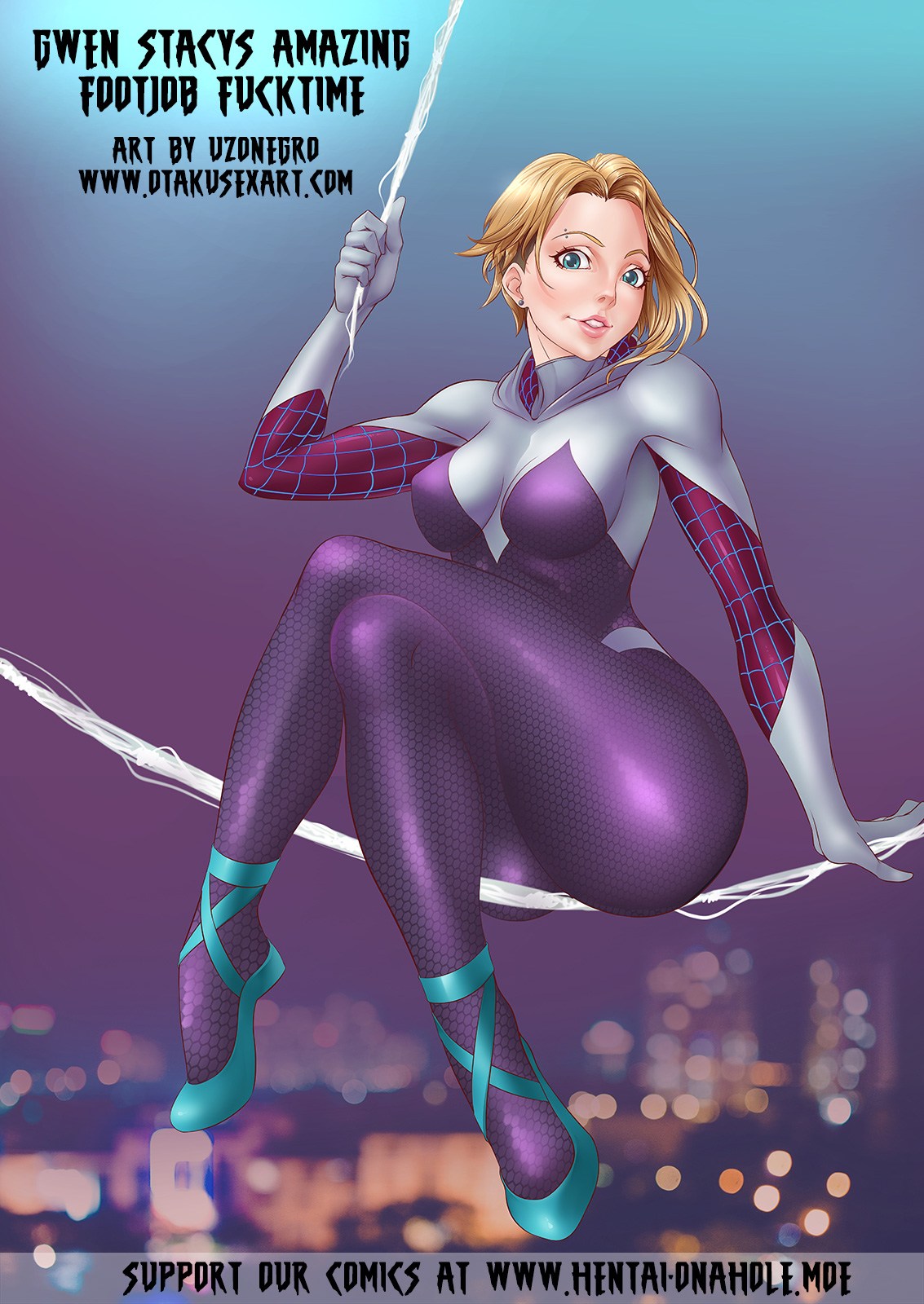 Spiderman Futa Porn - Gwen Stacy's Amazing Footjob Fucktime (Spider-Man: Into the ...