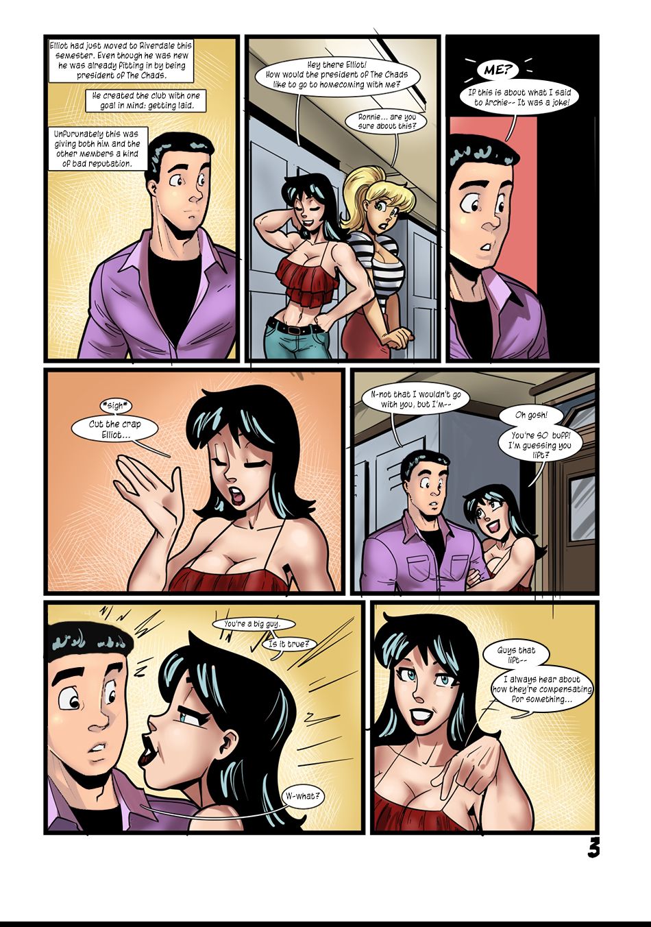 Betty And Veronica Comics Xxx - Betty and Veronica - A Fit Izen in Riverdale #001[Kennycomix - Rabies] -  FreeAdultComix