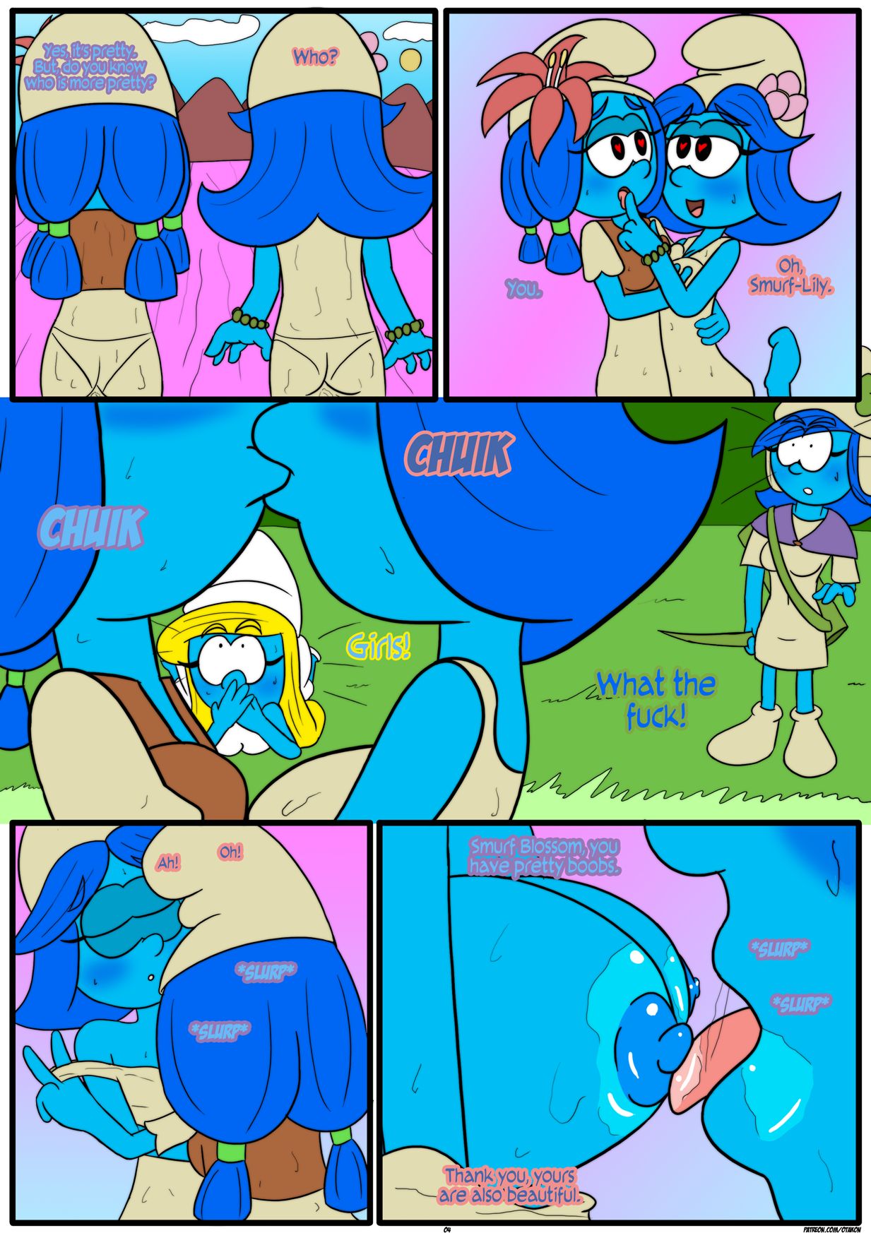 Cute Smurfette Porn - The Smurfs Love Potion [Otakon] - FreeAdultComix