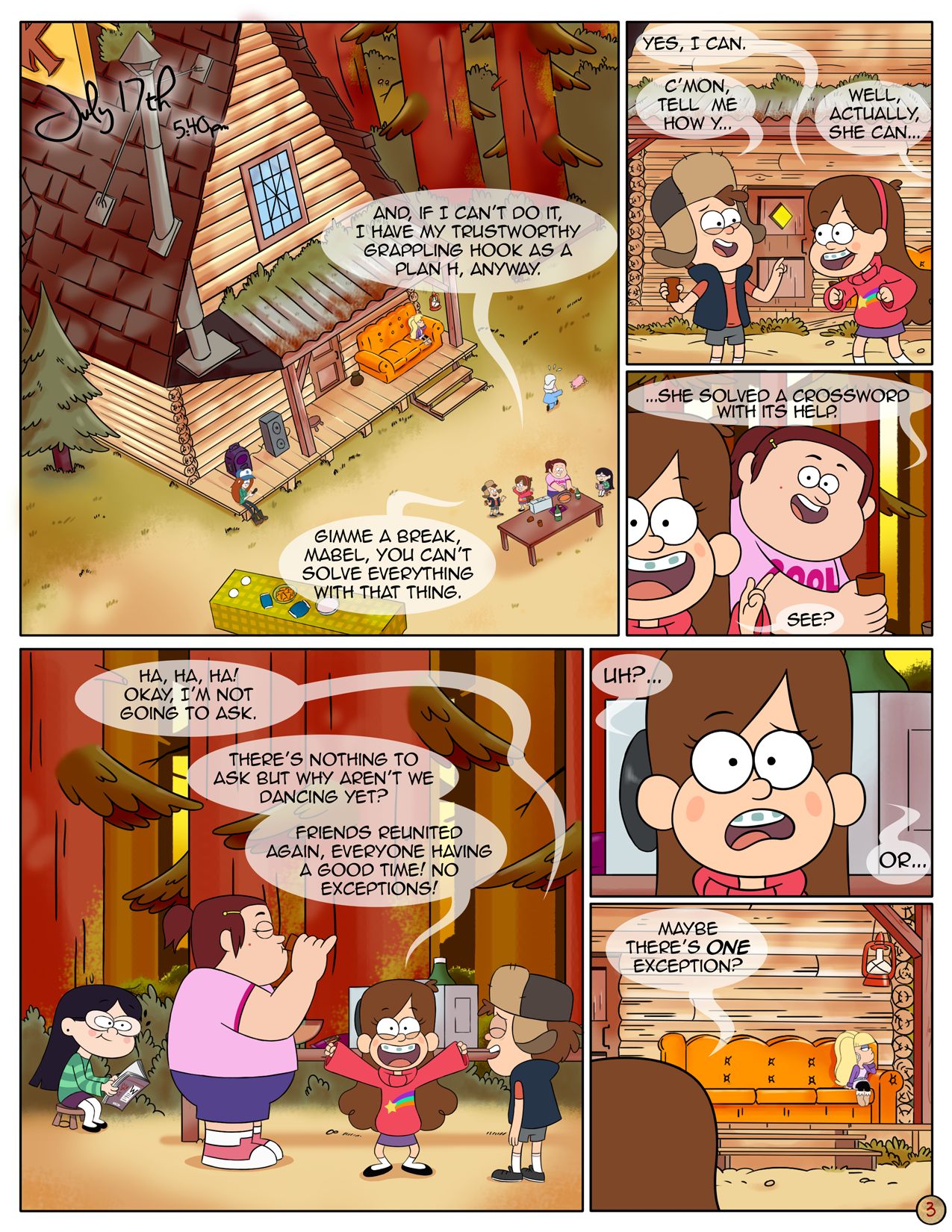 Cartoon Porn Gravity Falls Dipper And Pacifica - Area â€“ Next Summer (Gravity Falls) | FreeAdultComix | Free ...