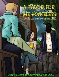 A Favor For The Homeless [Illustrated Interracial]