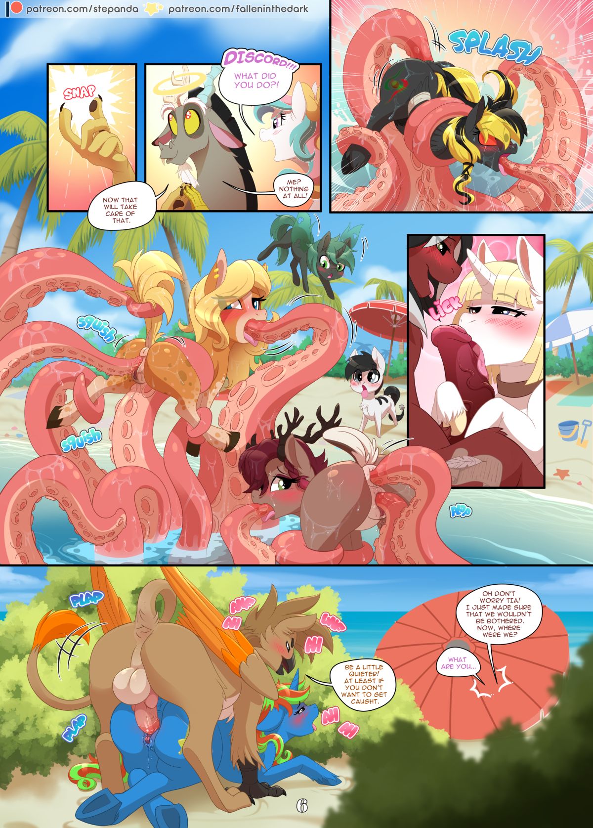 Mlp Celestia Porn Comic - Fun in the Sun - My Little Pony Friendship Is Magic ...