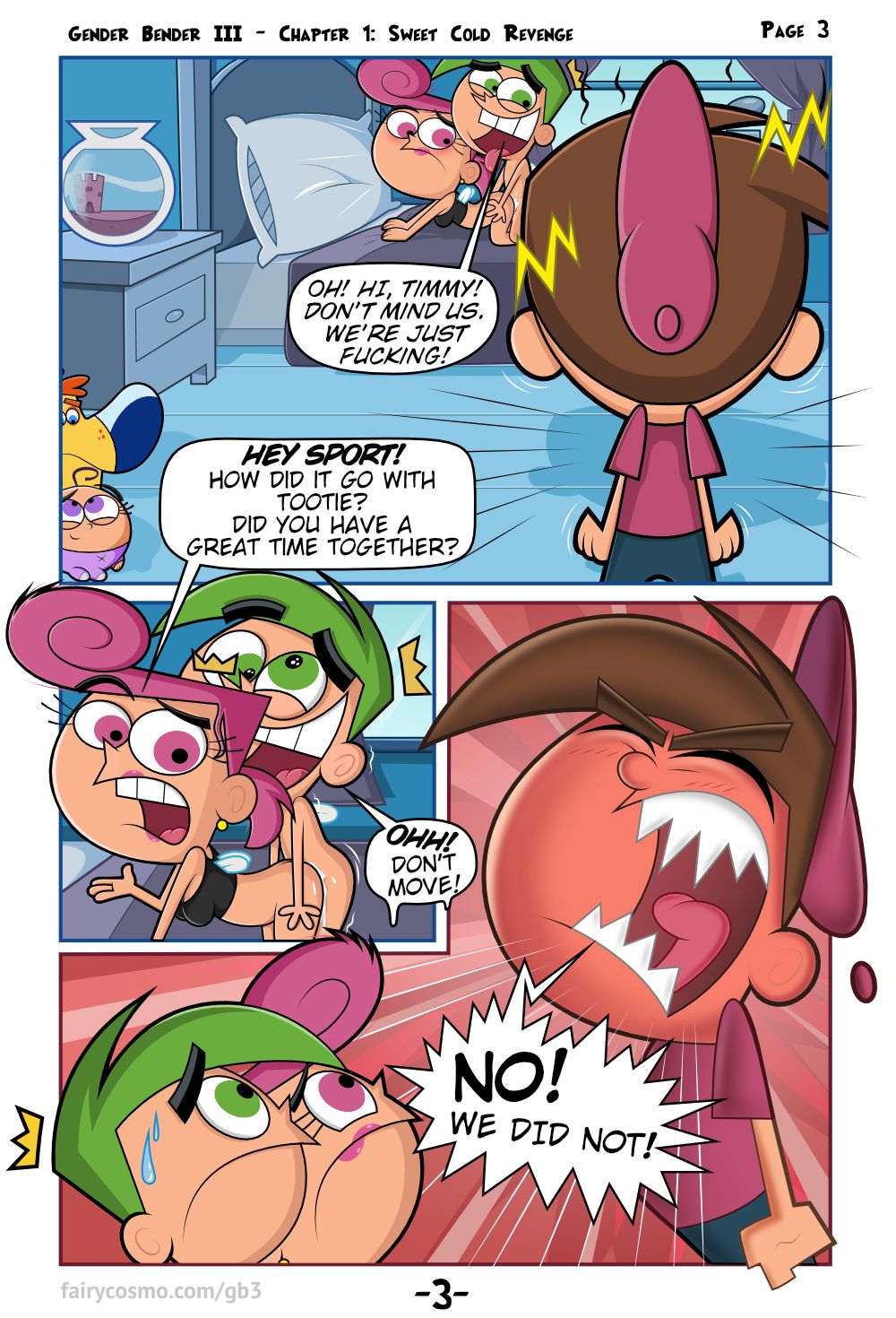 1000px x 1470px - Gender Bender 3 - Fairly Odd Parents [FairyCosmo ...