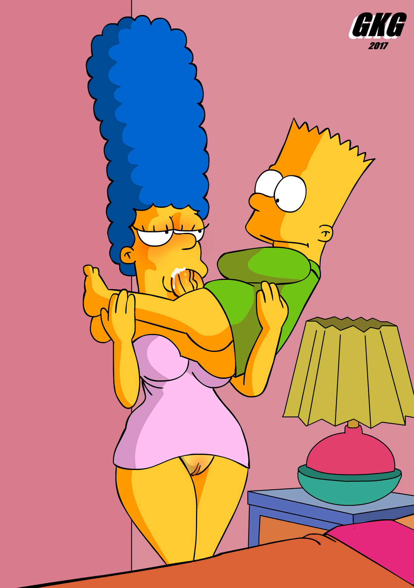 Stockings marge in simpsons nackt Marge Simpson