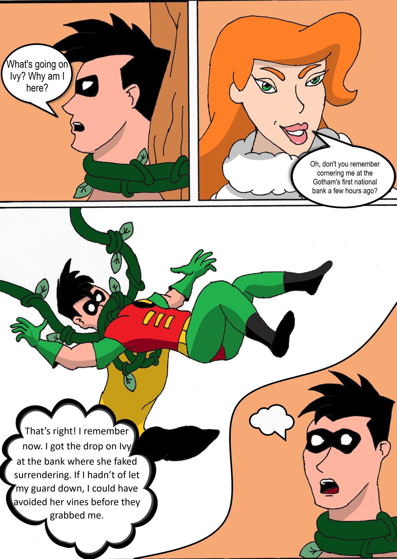 Poison Ivy Anime Porn - Poison Ivy & Robin - Elicitation of his Intimate Seed ...