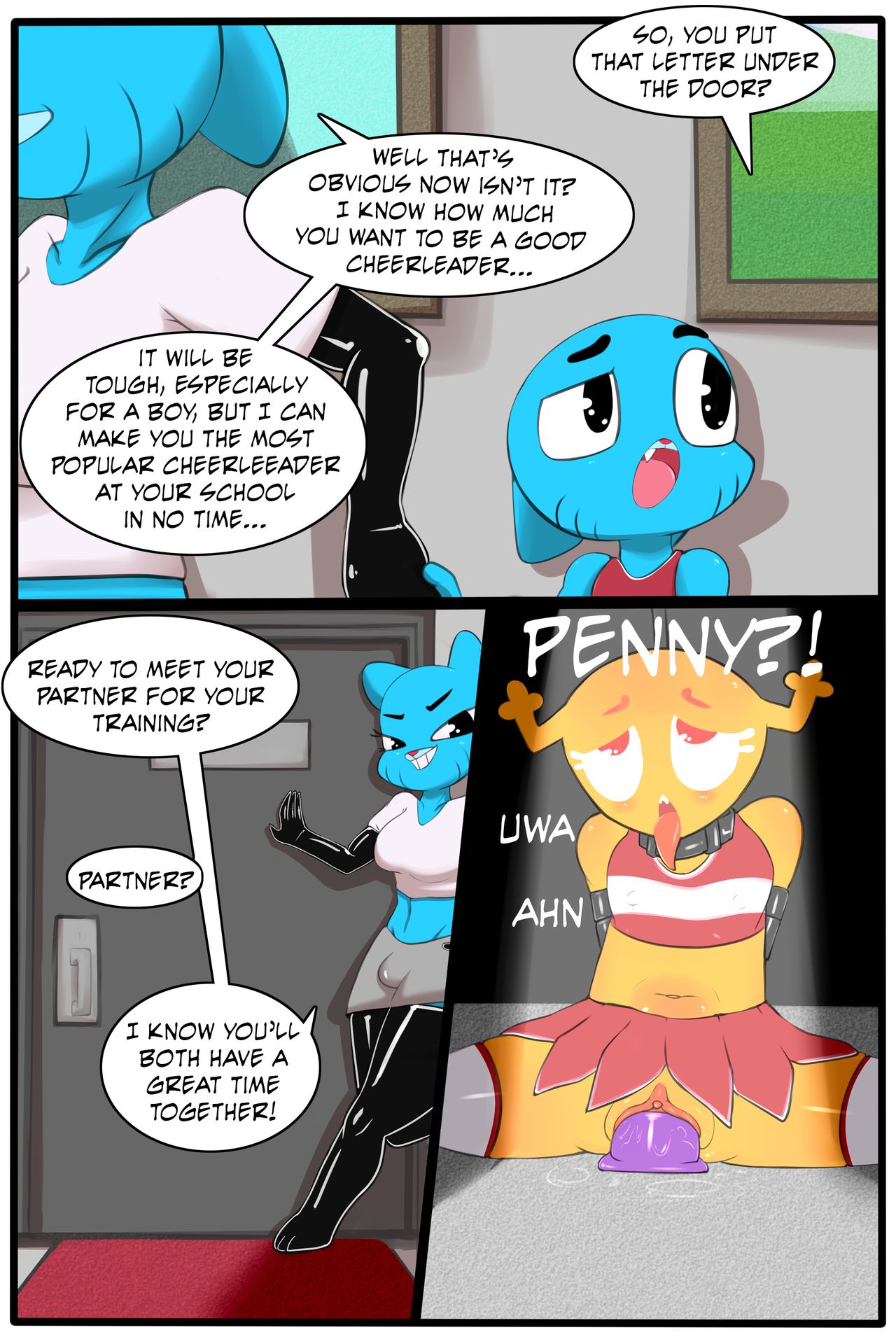 Wow Shemale Porn Comics - The Amazing World Of Gumball - Please! Cheer Me ...