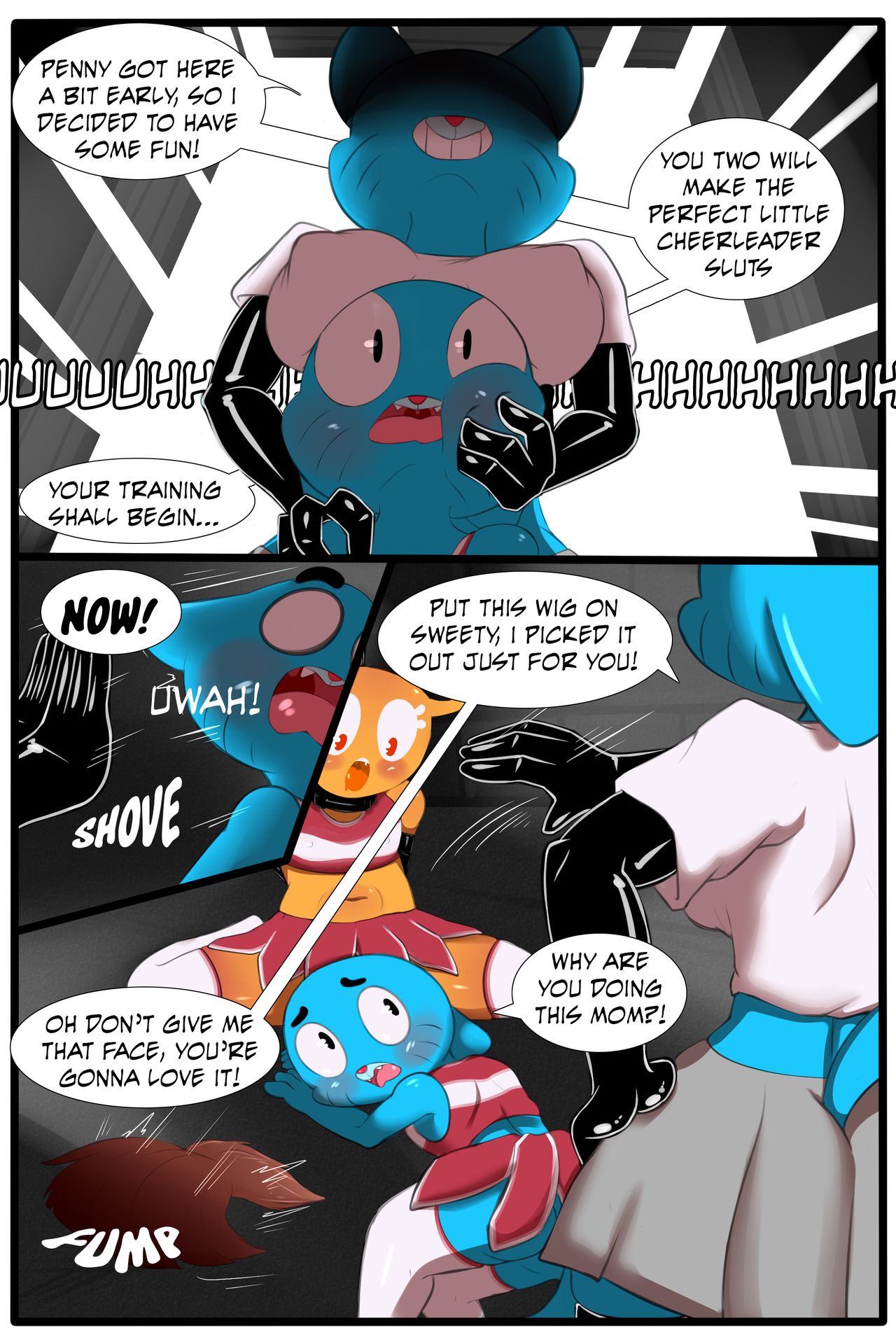 1280px x 1920px - The Amazing World Of Gumball - Please! Cheer Me! - FreeAdultComix