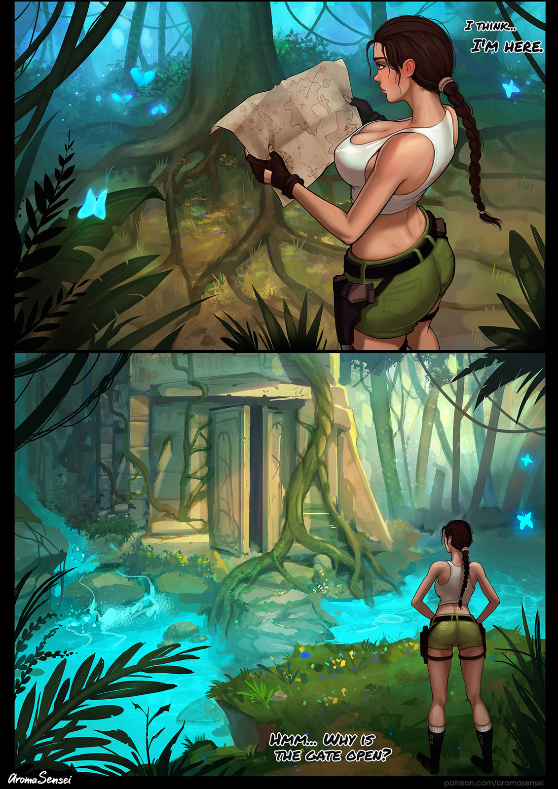 Waifunator vol.5 Lara Croft (Tomb Raider/Metroid) [English] AromaSensei -  FreeAdultComix
