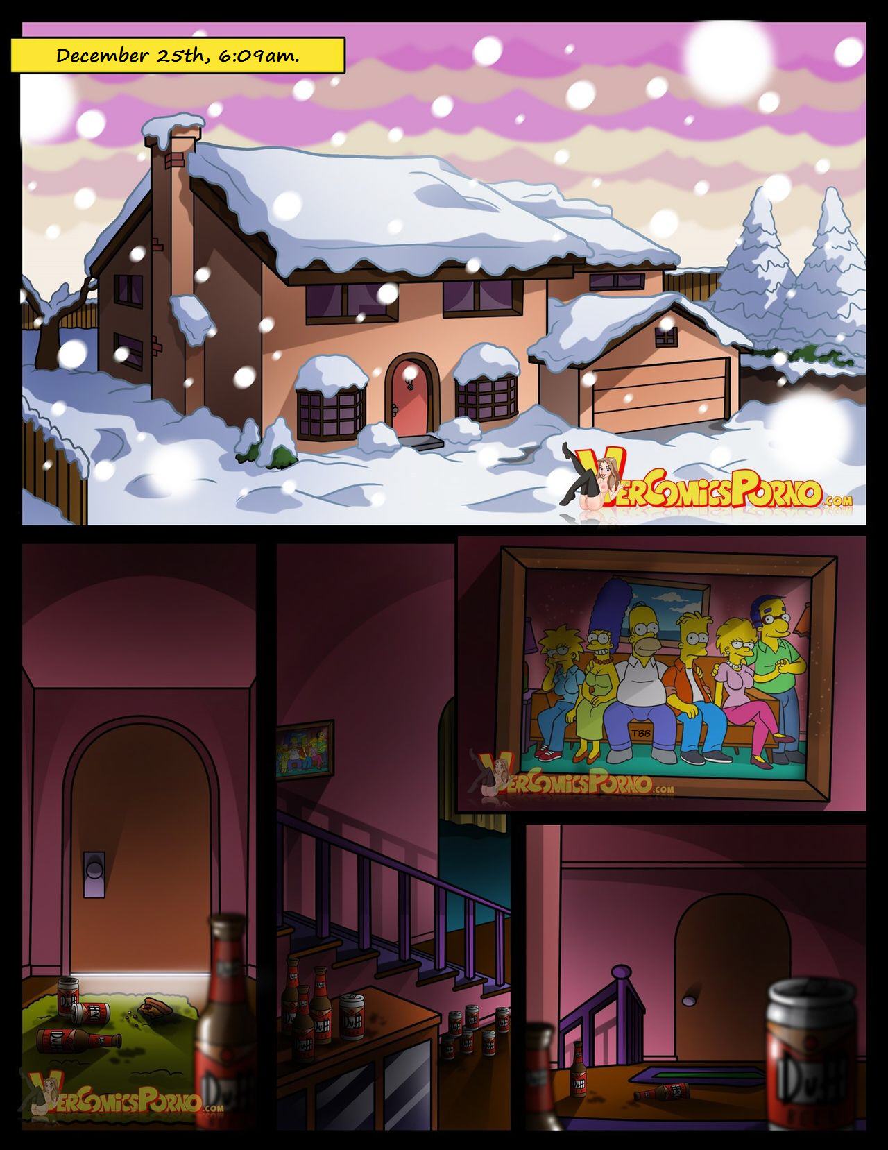 Milky White Christmas (The Simpsons) - FreeAdultComix