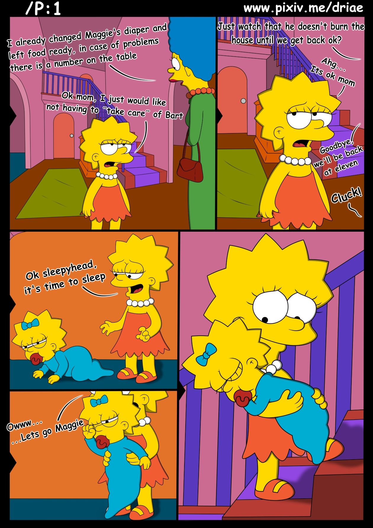 Simpsons Porn Comics Brother And Sister - The Simpsons- Siblings Game [DriAE] - FreeAdultComix
