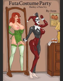 Futa Costume Party – Harley X Futa Ivy (Batman) Axxx