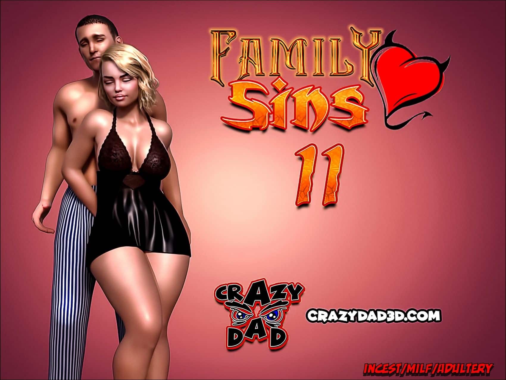 Crazy Xxx Incest Cartoons - Crazy Dad â€“ Family Sins 11 Complete! - FreeAdultComix