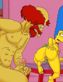 Marge Cheating On Homer With Willy (The Simpsons) XL-Toons