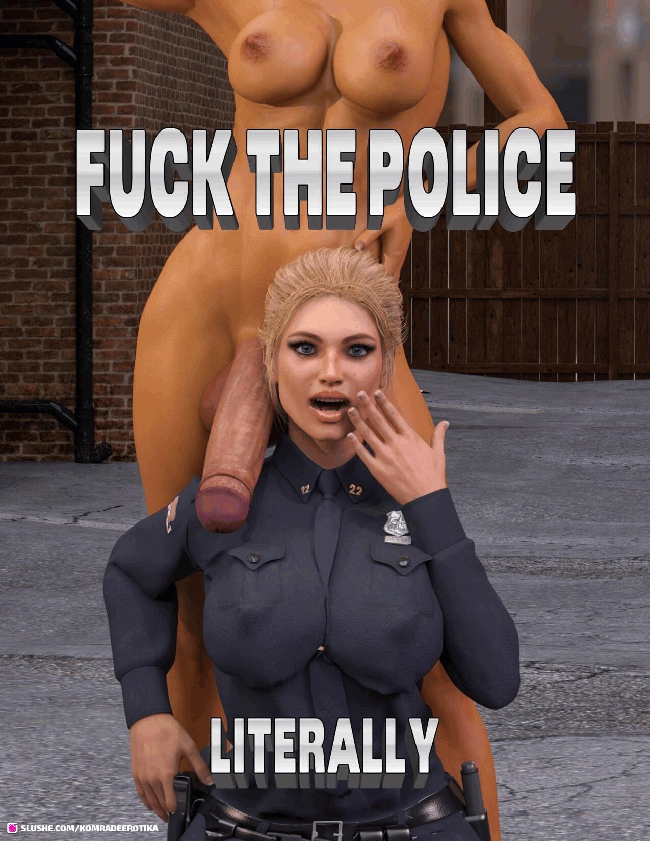 Fuck The Police Literally - Shemale - FreeAdultComix