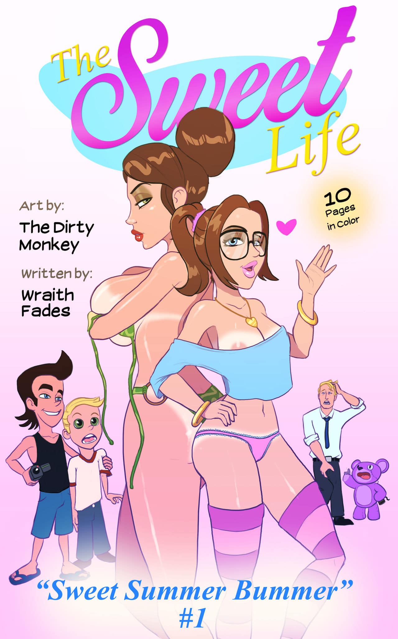 Monkey Toon Blowjob - Free Comix Sweet Family Life - The Dirty Monkey - FreeAdultComix