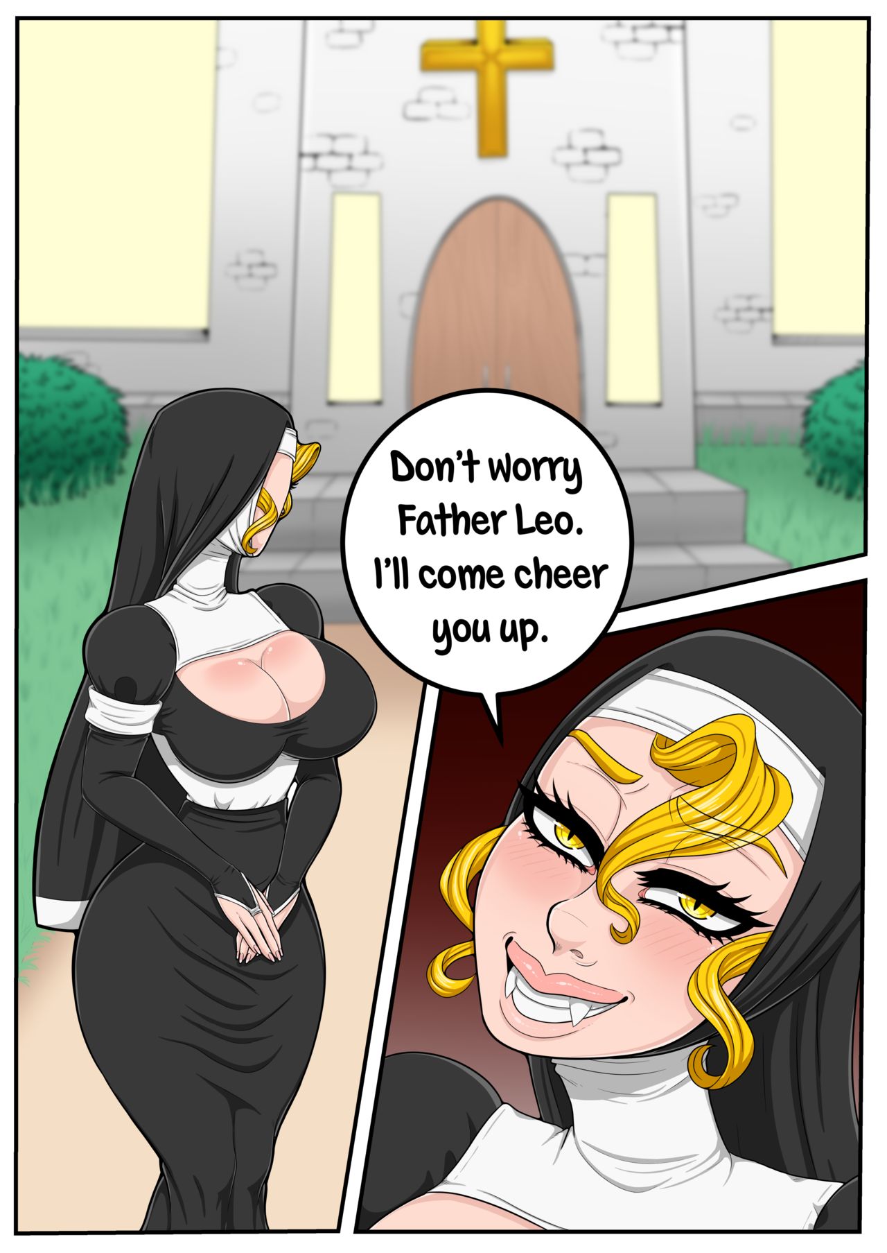 Nun Porn Comics - Free Comix The Nun and Her Priest by GatorChan - FreeAdultComix