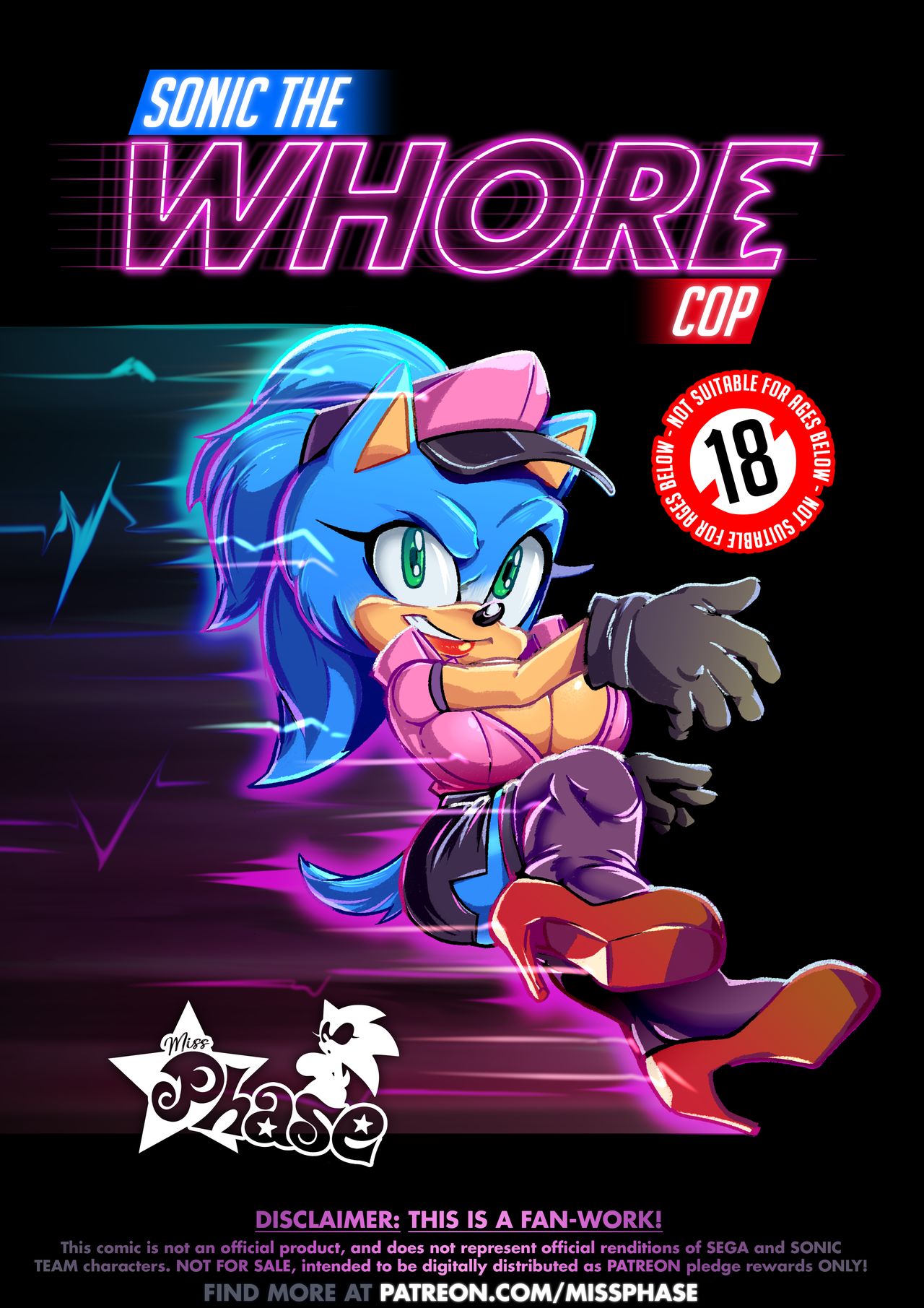 1280px x 1811px - Adult Comix Sonic The Whore Cop by Miss Phase - FreeAdultComix