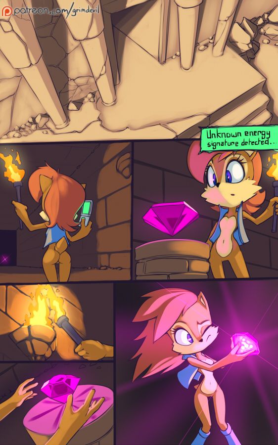 Sonic Shemale Porn Comic - Sally Comic (Sonic The Hedgehog) GrimDevil - FreeAdultComix