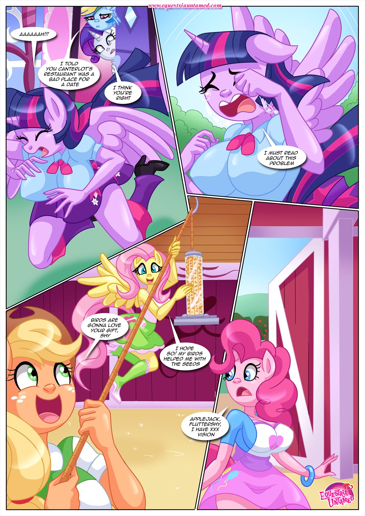 Lesbian Bed Death Makes Lesbians Go Crazy (My Little Pony: Friendship is  Magic) Palcomix - FreeAdultComix