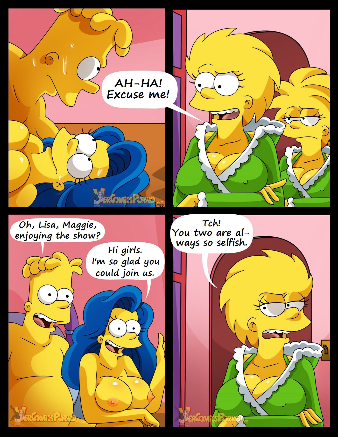 Simpsons porn manga