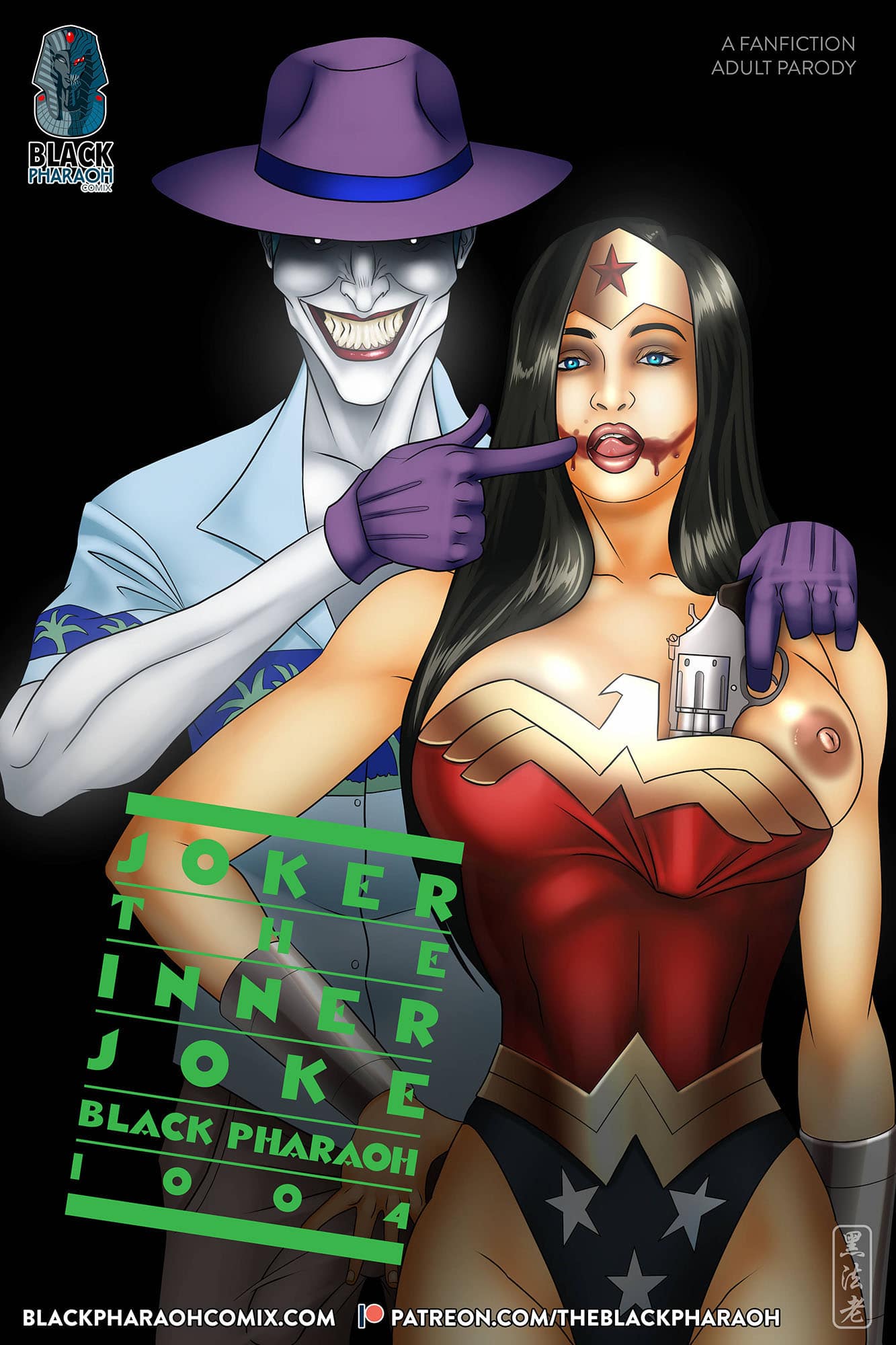 Sexy Wonder Woman Comic Book - The Inner Joke [Black Pharaoh] - FreeAdultComix