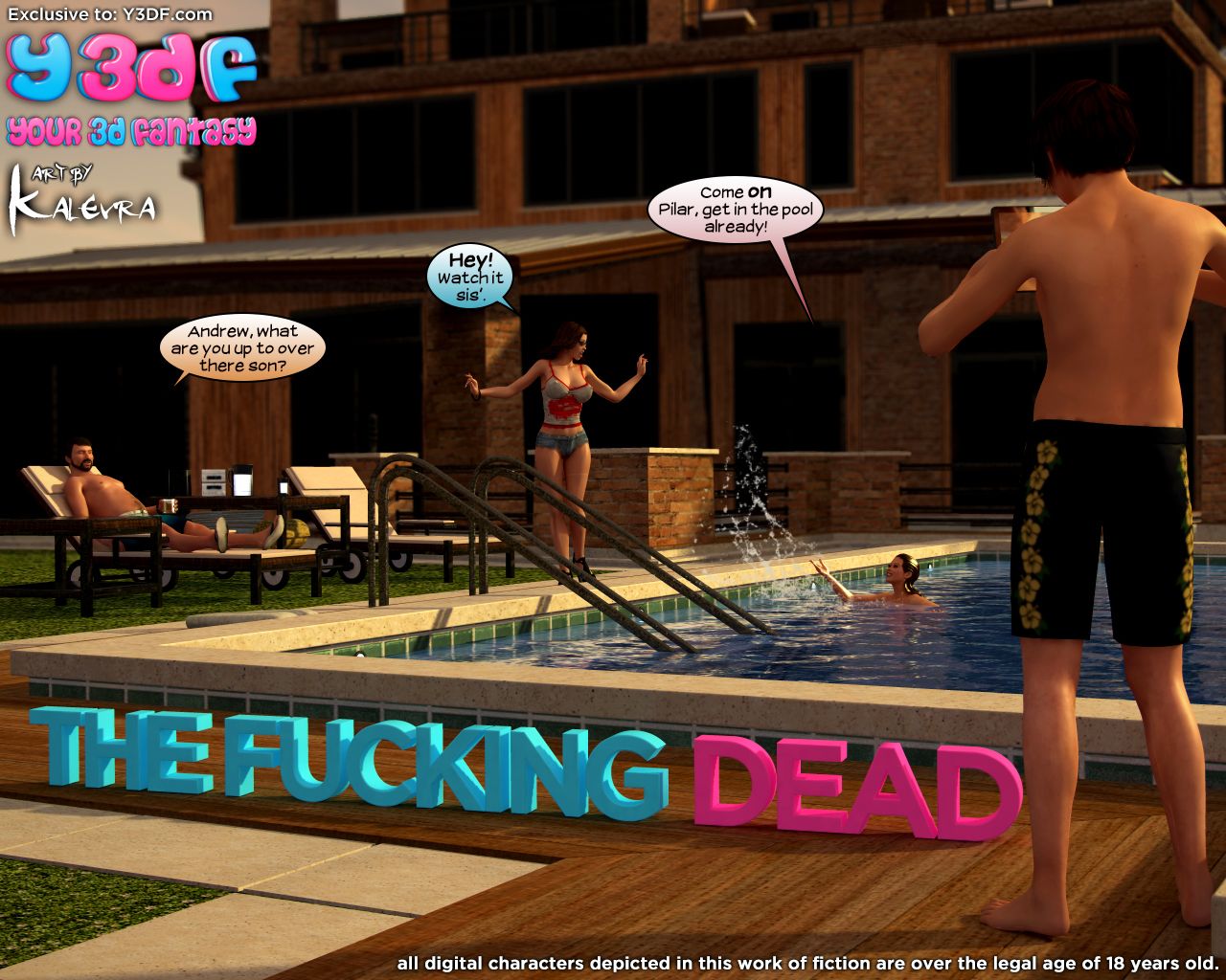 Y3DF INCEST The Fucking Dead 1 by Y3DF Comix - FreeComix